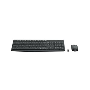 Tastatur mit Drahtloser Maus Logitech MK235 RF Spanisch
