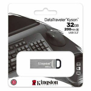 USB Pendrive Kingston DataTraveler DTKN Silberfarben USB Pendrive