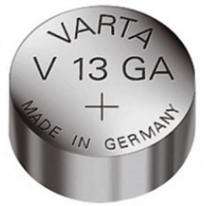 Alkaline-Knopfzelle Varta V13GA 1,5 V LR44 Silber