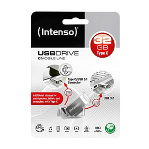 USB Pendrive INTENSO 3536480 32 GB Silberfarben 32 GB USB Pendrive