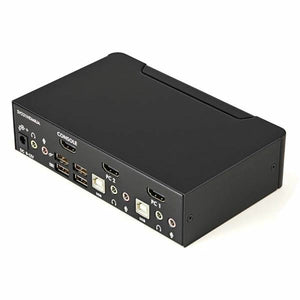 KVM-Switch Startech SV231HDMIUA FHD HDMI USB Schwarz