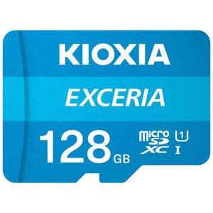 Mikro SD Speicherkarte mit Adapter Kioxia Exceria UHS-I Klasse 10 Blau