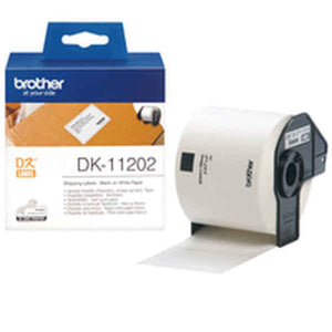 Drucker-Etiketten Brother DK11202              Weiß