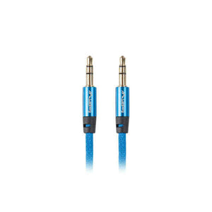 Audiokabel (3,5 mm) Lanberg CA-MJMJ-10CU-0010-BL Blau 1 m