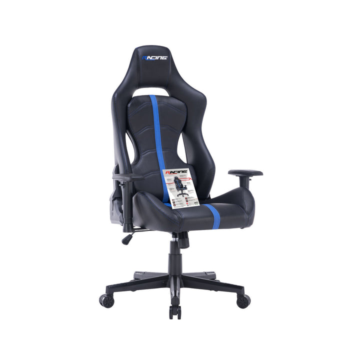 Gaming-Stuhl Racing MAGNUM Schwarz/Blau