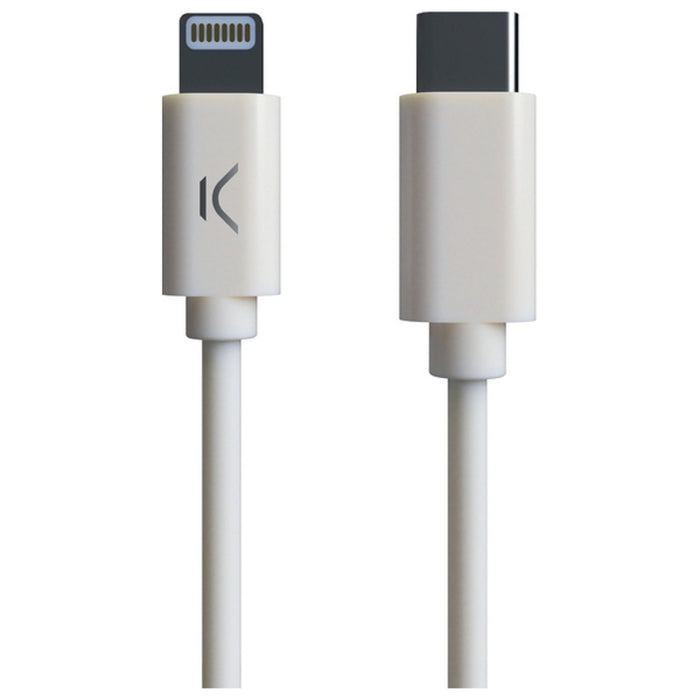 USB-C auf Lightning Verbindungskabel KSIX MFI (1 m) Weiß