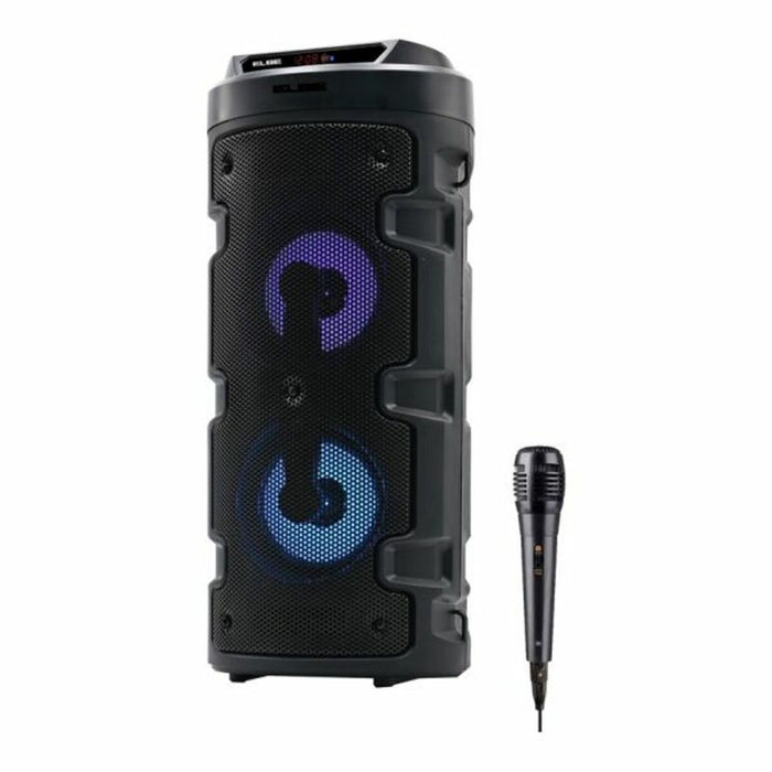 Bluetooth Lautsprecher mit Karaoke Mikrofon ELBE ALT-88 10W Schwarz
