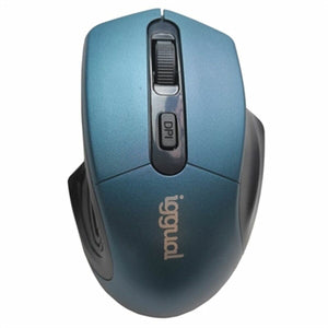 Mouse iggual ERGONOMIC-L 1600 dpi Blau