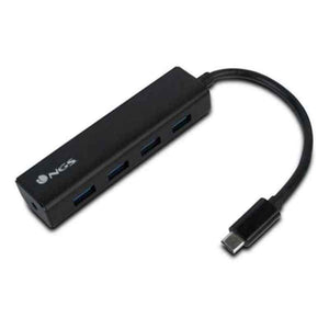 4-Port USB Hub NGS WONDERHUB4 5 Gbps Schwarz
