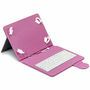 Bluetooth-Tastatur für Tablet Maillon Technologique MTKEYUSBPINK 9,7" - 10,2" Rosa