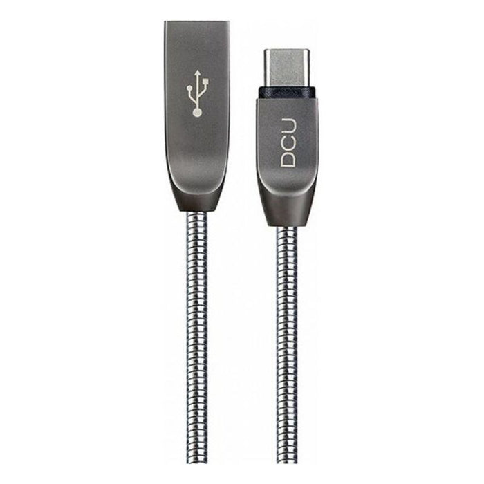 USB A zu USB-C-Kabel DCU Silber