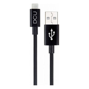USB 2.0 A zu USB-C-Kabel DCU Schwarz (1M)
