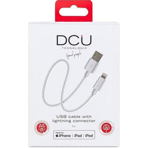 USB-Kabel für das iPad/iPhone DCU 3 m Weiß