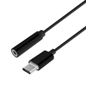 USB Adapter Aisens Conversor USB-C a audio estilo Apple, USB-C/M-Jack 3.5/H, Negro, 15 cm