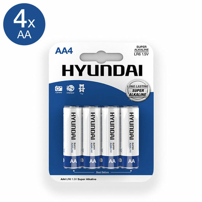 Alkali-Mangan-Batterie Hyundai AA (4 uds)