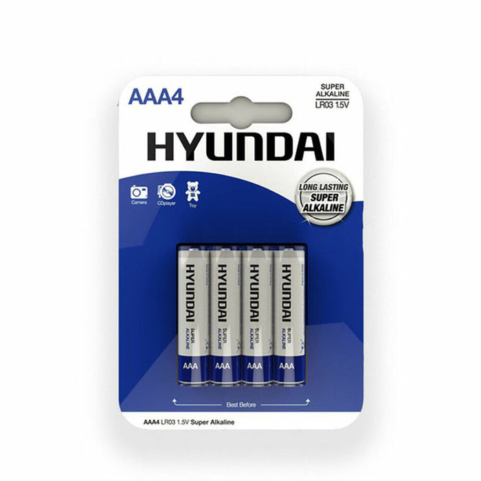 Alkali-Mangan-Batterie Hyundai AAA (4 uds)