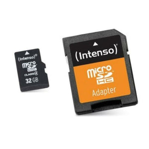 Mikro SD Speicherkarte mit Adapter INTENSO 3413480 32 GB Klasse 10