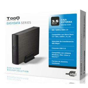 Externe Box TooQ TQE-3520B HD 3.5" IDE / SATA III USB 2.0 Schwarz