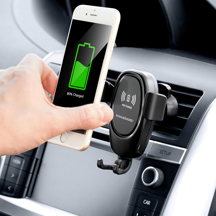 Handyhalterung mit kabellosem Ladegerät für Autos Wolder InnovaGoods